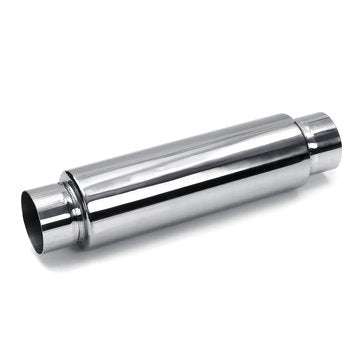 Universal Exhaust Muffler Silencer Glass Pack 12" Long 3" Inlet Outlet