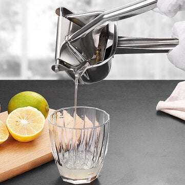 Manual Fruit Juicer Stainless Steel Crusher Squeezer Hand Press Lemon Orange