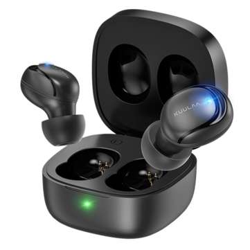 KUULAA TWS bluetooth Earphones Touch Control HiFi Stereo Wireless Headphones Noise... (COLOR: BLACK)