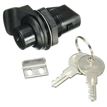 Push Button Latch with Key For Motorcycle Boat Door Gloveboxes Lock