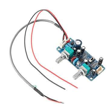 Low Pass Filter Bass Subwoofer Preamp Amplifier Board Single Power DC 9-32V Preamplifier with Bass V