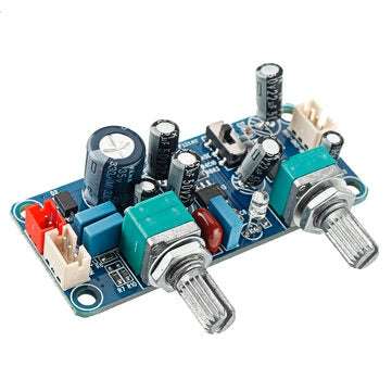 Low Pass Filter Bass Subwoofer Preamp Amplifier Board Single Power DC 9-32V Preamplifier with Bass V
