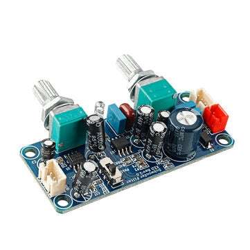 Low Pass Filter Bass Subwoofer Preamp Amplifier Board Single Power DC 9-32V Preamplifier with Bass V