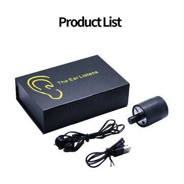 Ear Amplifier Wall Sound Amplifier Bug Wall Listening Device Wiretaps Amplifier Audio Listening Ampl