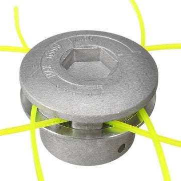 Universal Aluminum Lawnmower Aluminum Grass Trimmer Head with Grass Rope