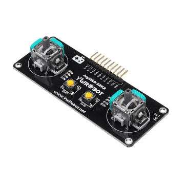 JoyStick 2 Channel PS2 Game Rocker Push Button Module Geekcreit for Arduino - products that work wit