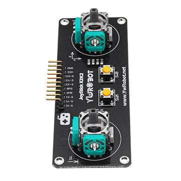 JoyStick 2 Channel PS2 Game Rocker Push Button Module Geekcreit for Arduino - products that work wit