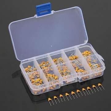 Geekcreit 300pcs 10 Values 50V 10pF To 100nF Multilayer Ceramic Capacitor Assortment Kit 30pcs Eac
