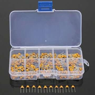 Geekcreit 300pcs 10 Values 50V 10pF To 100nF Multilayer Ceramic Capacitor Assortment Kit 30pcs Eac