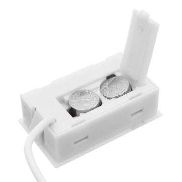 Mini LCD Digital Thermometer Hygrometer Fridge Freezer Temperature Humidity Meter White Egg Incubato