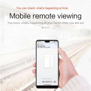 EARYKONG Tuya Smart WiFi Door & Window Sensor Door Open / Closed Detectors Home Alarm Compatible Wit