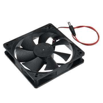 Solar Panel Powered Fan Mini Ventilator 20W Solar Panel 6-in Exhaust Fan