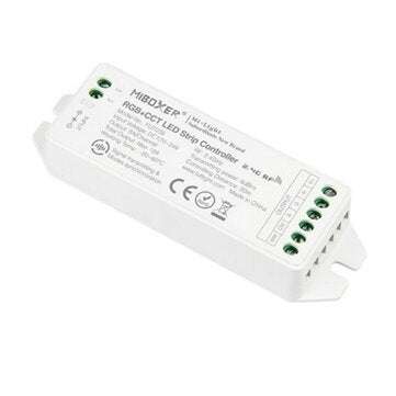 MiBoxer FUT039(Upgraded) 2.4GHz RGB+CCT LED Strip Controller Work with DMX512 Amazon Alexa Google Ho