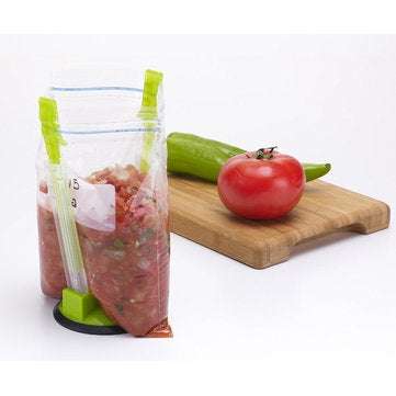 Baggy Bag Rack Sandwich Hand Bag Racks Clip Food Storage Bags Onto Holder Best Opener Packing Bag