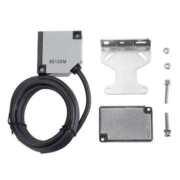 E3JK-R4M2 Retro-Reflective Dark-ON Pre-Wired Type Photoelectric Sensor Switch with E39-R1 Reflector