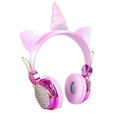 Bakeey Wireless bluetooth Headset Noise Reduction HD Stereo Headphone AUX-In H... (COLOR.: ROSEGOLD)