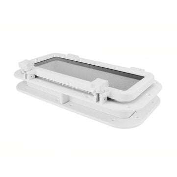 BSET MATEL Marine Porthole ABS Rectangular Hatches Portlights Replacement Waterproof Window Porthole