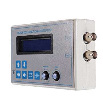 DC9V DDS Function Signal Generator Sine Square Triangle Sawtooth Low Frequency LCD Display USB Cable