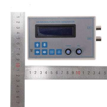 DC9V DDS Function Signal Generator Sine Square Triangle Sawtooth Low Frequency LCD Display USB Cable