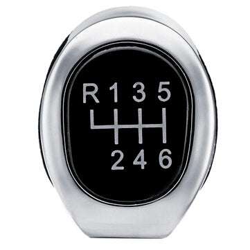5/6 Speed Gear Shift Knob Stick Matt Gloss Silver Cover for BMW 1 3 5 6 SERIES E81 E82... (MODEL: B)