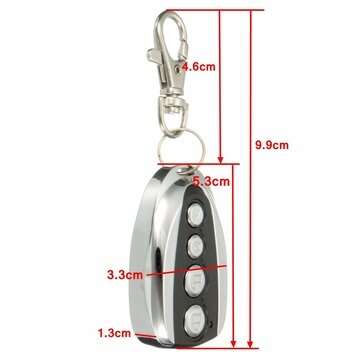 Universal 4 Buttons 433mhz Garage Door Remote Control Key Fob BFT MITTO4 Model