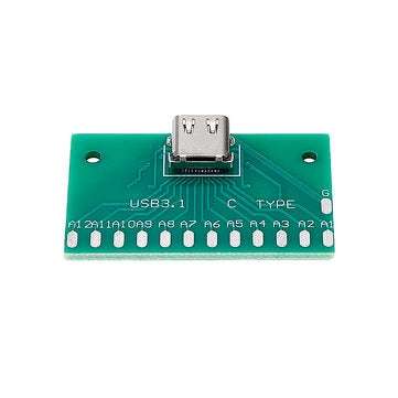TYPE-C Female Test Board USB 3.1 with PCB 24P Female Connector Adapter For Measuring Current Conduct