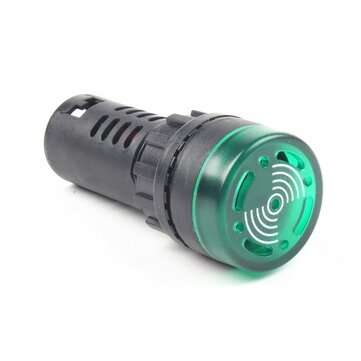 NIN AD16-22SM 12V 24V 110V 220V 380V 22mm Flash Signal Light LED... (VOLTAGE: 24V | COLOR.: GREEN)