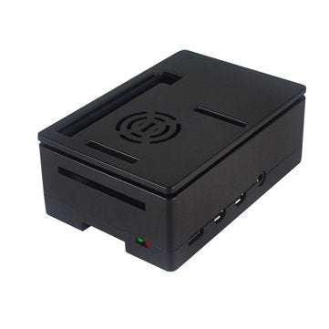 Caturda C2120 ABS Protective Shell Black Enclosure Support 3.5Inch Touch Screen and Cooling Fan DIY