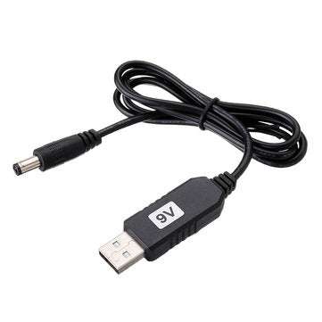 5pcs USB Power Boost Line DC 5V to DC 9V Step UP Module USB Converter Adapter Cable 2.1x5.5mm Plug