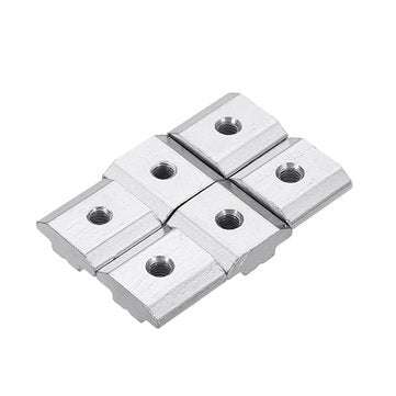 Machifit 50pcs 30M4 T Sliding Nut M4 Block Square Nuts for 3030 Aluminum Profile