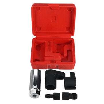 5PCS Universal 7/8" / 22mm Oxygen Sensor Repair Tool Set Disassemble Socket Thread Chasers Wrench Ma