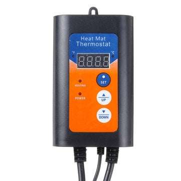220V 8.3A 42-108F Digital Thermostat Controller Plant/Reptile Pet Heat Lamp Thermostat 1000W LCD D
