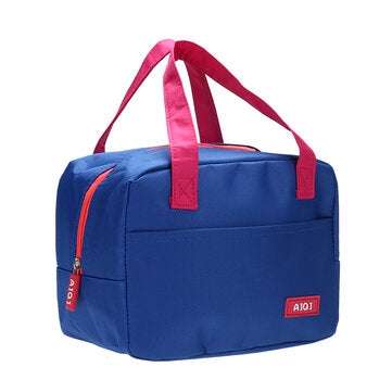 KC-BCH10 Portable Large Capacity Lunch Bag Insulation Food Container Tote Ther... (COLOR.: DARKBLUE)