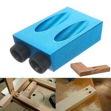 36pcs Pocket Hole Screw Jig With Dowel Drill Set Carpenters Wood Joint Tool