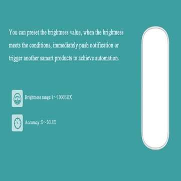 Bakeey Smart Home WIFI Zi-Bee Illumination Sensor Gateway Smart WiFi Brightness Sensor Work with Sma