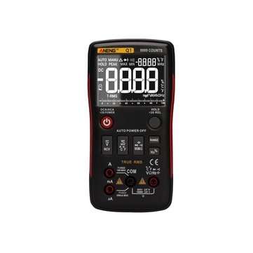 ANENG Q1 Digital Multimeter 9999 Analog Tester True RMS Professional Multimetro DIY... (COLOR.: RED)