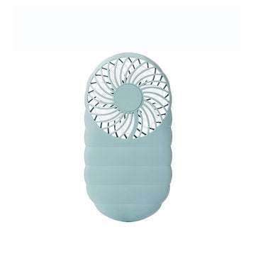 JORDAN&JUDY Mini USB Handheld Fan 3 Modes Cooling Wind Speed Cooler Outdoor Travel   (COLOR.: BLUE)