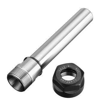 C20-ER20A-100L Collet Chuck Holder with 6pcs ER20 Spring Collet for CNC Milling Lathe Tool