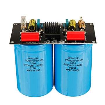 75V 67000UF Power Amplifier Rectifier Filter Amp Power Supply Board 1000W Two Capacitor Screws