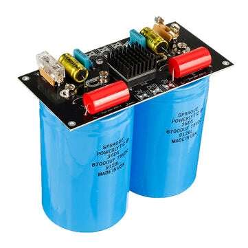 75V 67000UF Power Amplifier Rectifier Filter Amp Power Supply Board 1000W Two Capacitor Screws