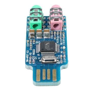 3Pcs Free Drive USB Sound Card Notebook Computer External Sound Card Module USB CM108 Sound Card Chi