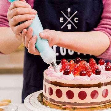106Pcs 28cm Cake Turntable Rotating Decorating Flower Icing Piping Nozzles Baking Mold Set