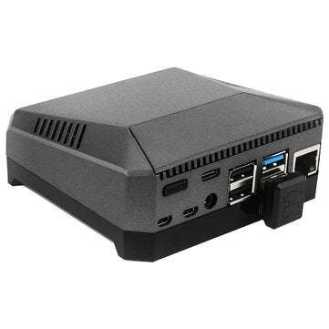Catda Raspberry Pi 4B Argon ONE M.2 Expansion Board USB3.0 to SATA Connected to SSD Solid State Dr
