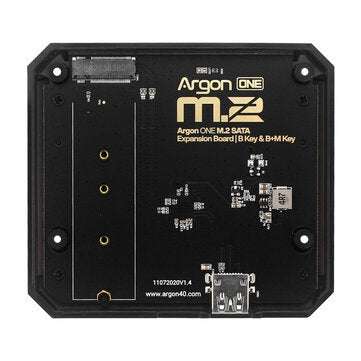Catda Raspberry Pi 4B Argon ONE M.2 Expansion Board USB3.0 to SATA Connected to SSD Solid State Dr