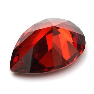 13x18mm Artificial Corundum Pigeon Blood Red Sapphire Lustrous Loose Gemstone Decorations