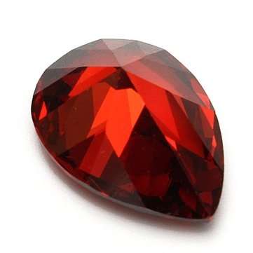 13x18mm Artificial Corundum Pigeon Blood Red Sapphire Lustrous Loose Gemstone Decorations