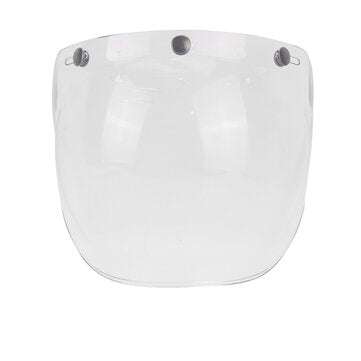 CYCYLEGEAR Bubble Shield Helmet Lens For Half Retro Flying Helmet Tri-buckle Lens With ... (TYPE: 1)