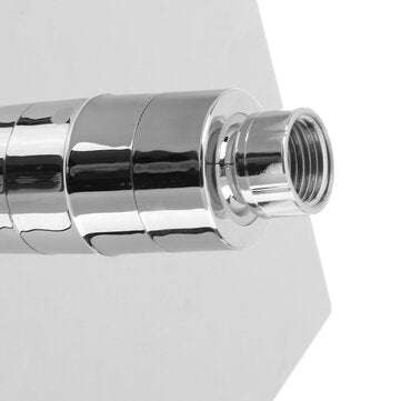 Bathroom LED Rainfall Shower Head High Pressure Shower Head RGB Color-Changing Temperature Sensor Sh