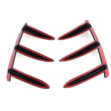 2Pcs Car Rear Bumper Protector Splitter Canard Refitting For Mercedes Benz A class W176 A200 A250 A2