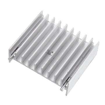 25pcs Transistor Radiator Power Amplifier Chip Heat Sink Thyristor Aluminum Heat Sink 47*16.5*40MM